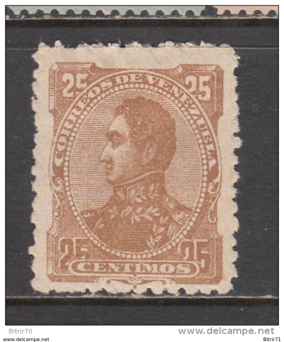 1887   YVERT  Nº  34   ( * ) - Venezuela