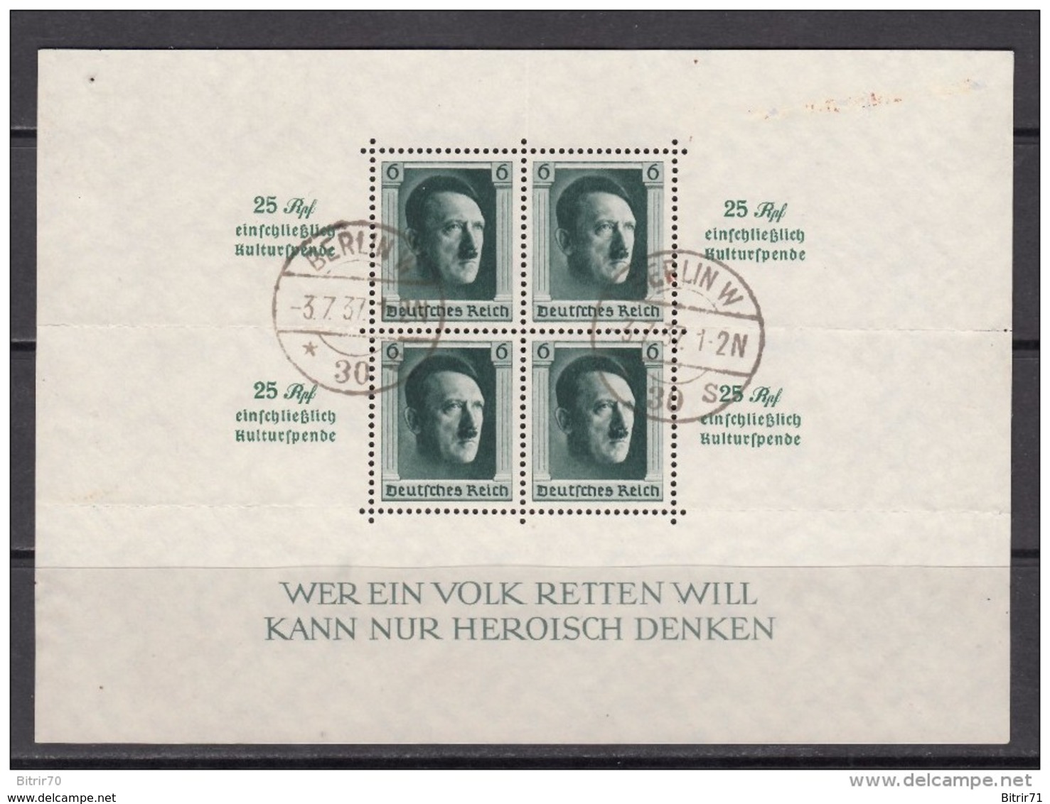 1937    MICHEL   Nº  9 - Blocks & Kleinbögen