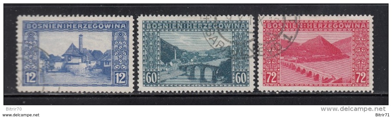 1912   YVERT  Nº 61 / 63 - Bosnien-Herzegowina