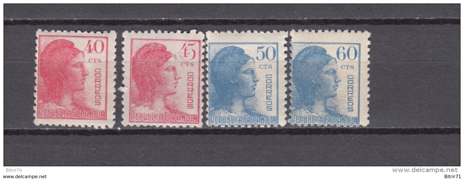 1938    EDIFIL Nº 751 / 754   / ** / - Ungebraucht