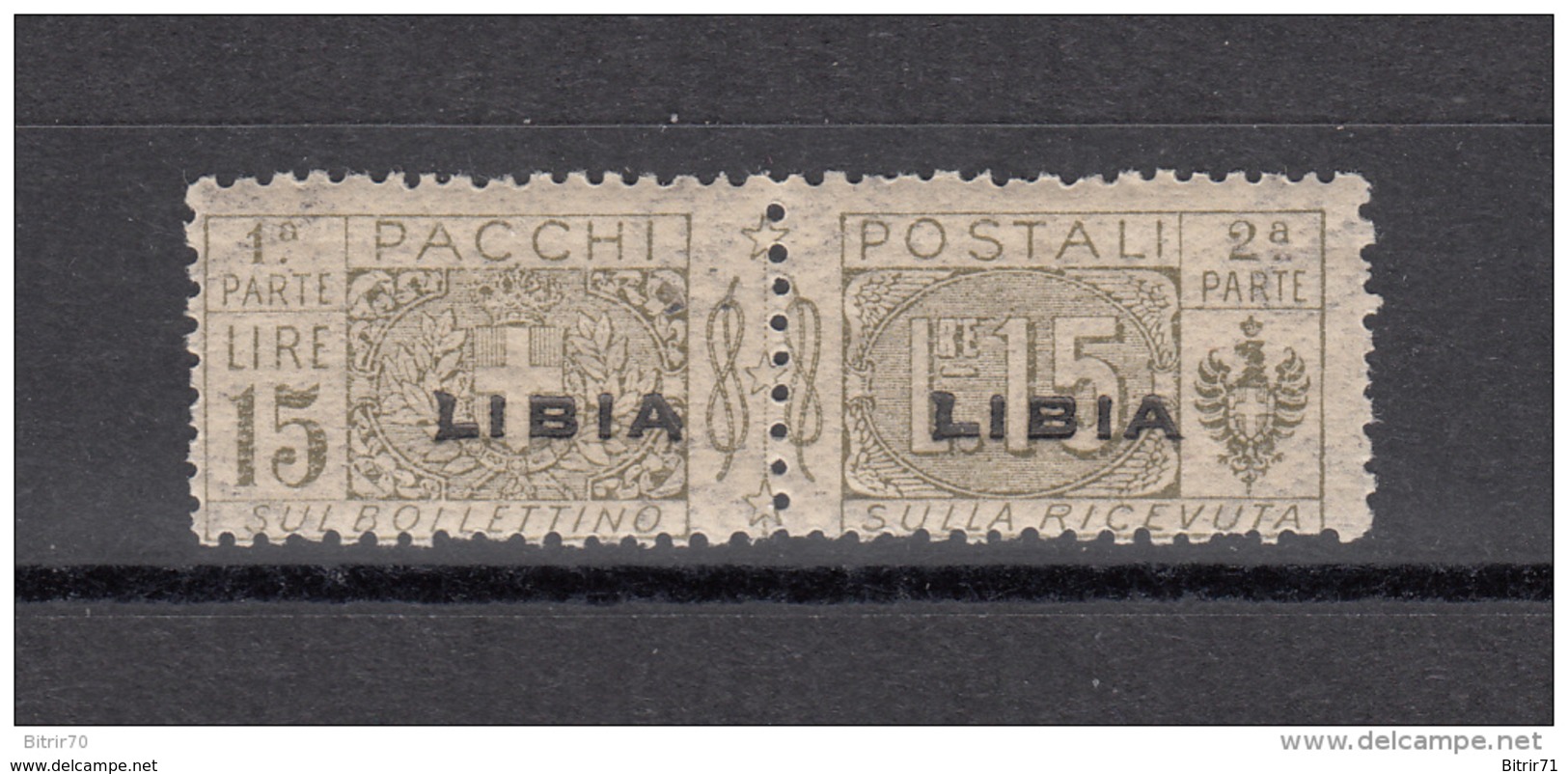 1915 - 1924     Sassone   Nº   12     / ** / - Libia