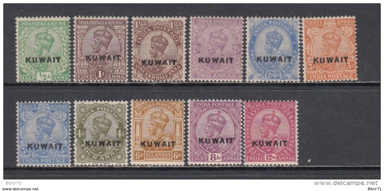 1923 - 24   VARIOS  SELLOS   / * / - Kuwait