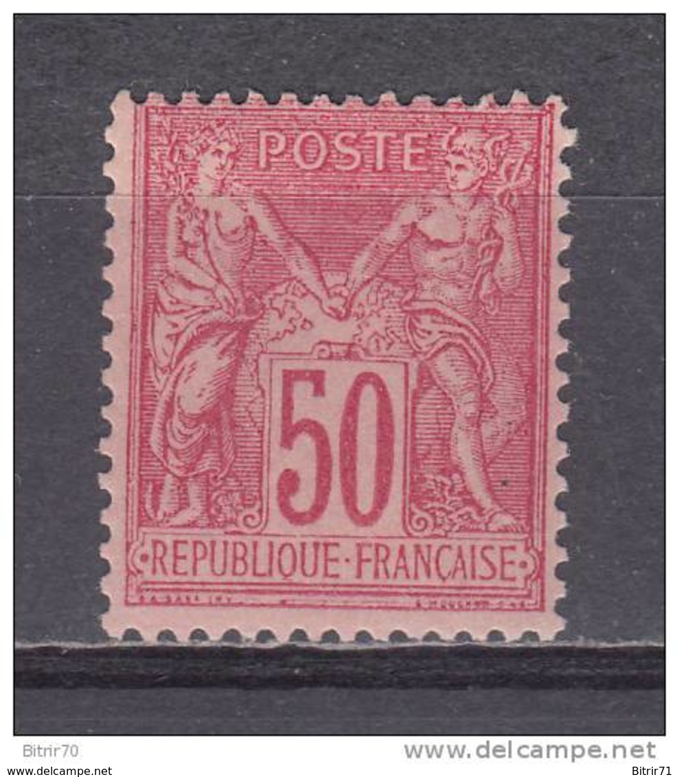 1884 - 90 YVERT N 98 MHN / ** / - 1876-1898 Sage (Tipo II)