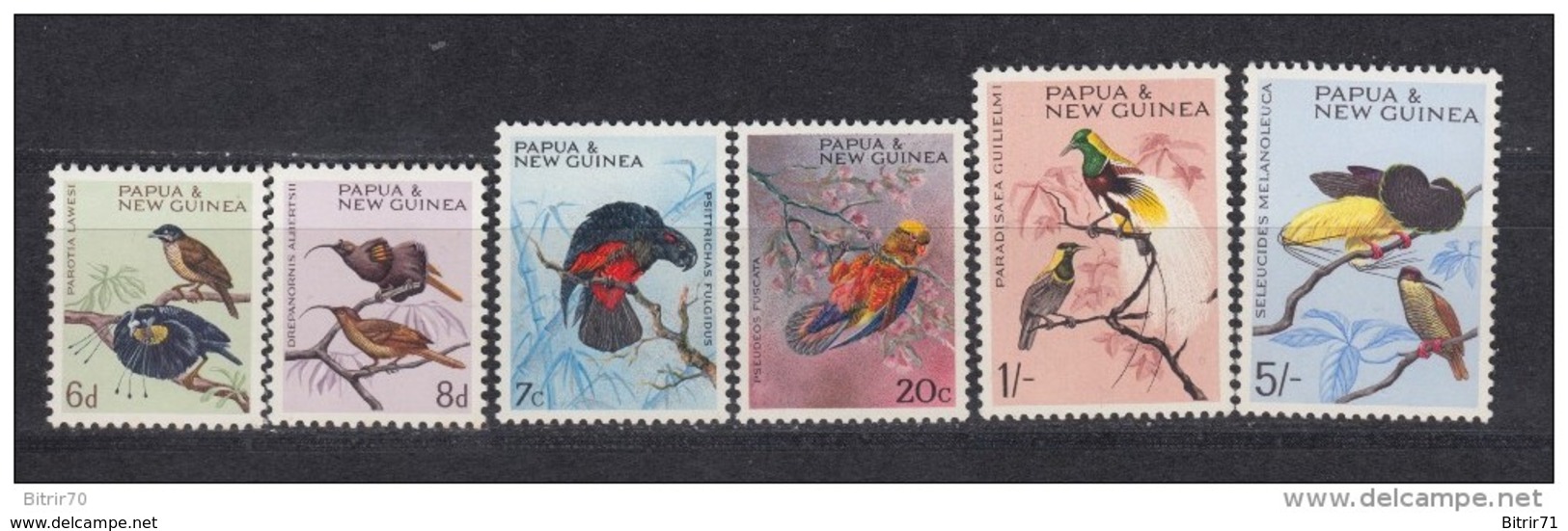 1964 - 1965   VARIOS  SELLOS   / ** / - Papúa Nueva Guinea