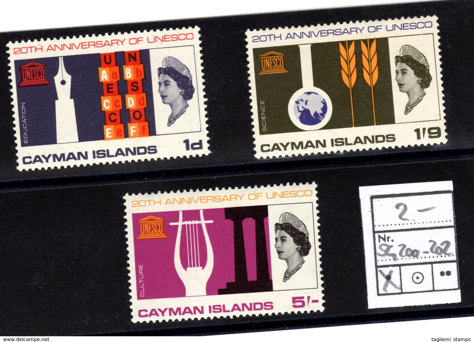 Cayman Islands, 1966, SG 200 - 202, Mint Hinged - Iles Caïmans