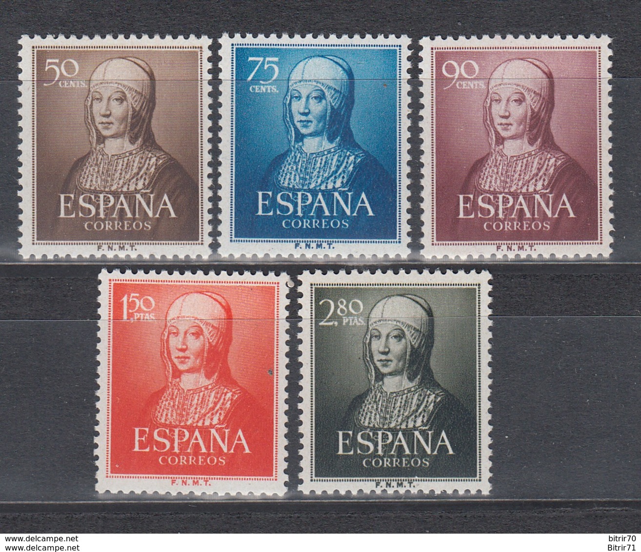 1951  EDIFIL Nº 1092 / 1096    /**/, - Nuevos