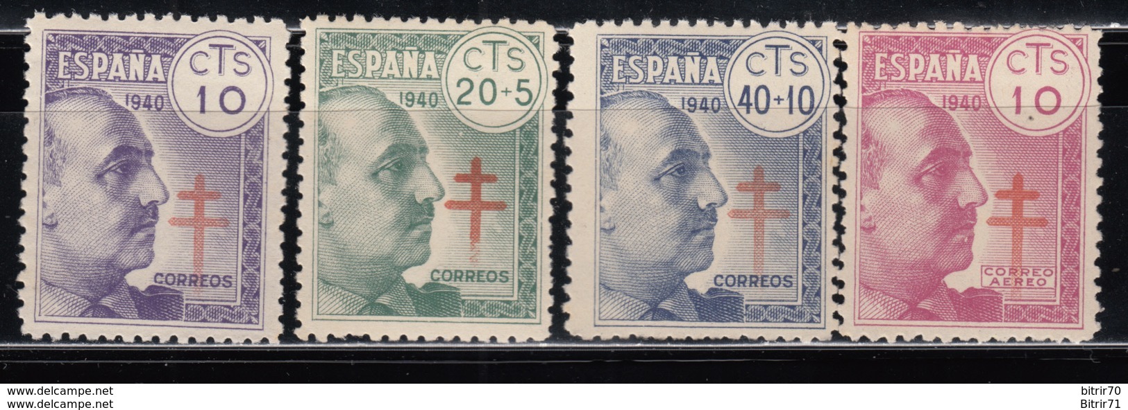 1940   EDIFIL Nº 936 / 939  MNH - Nuevos