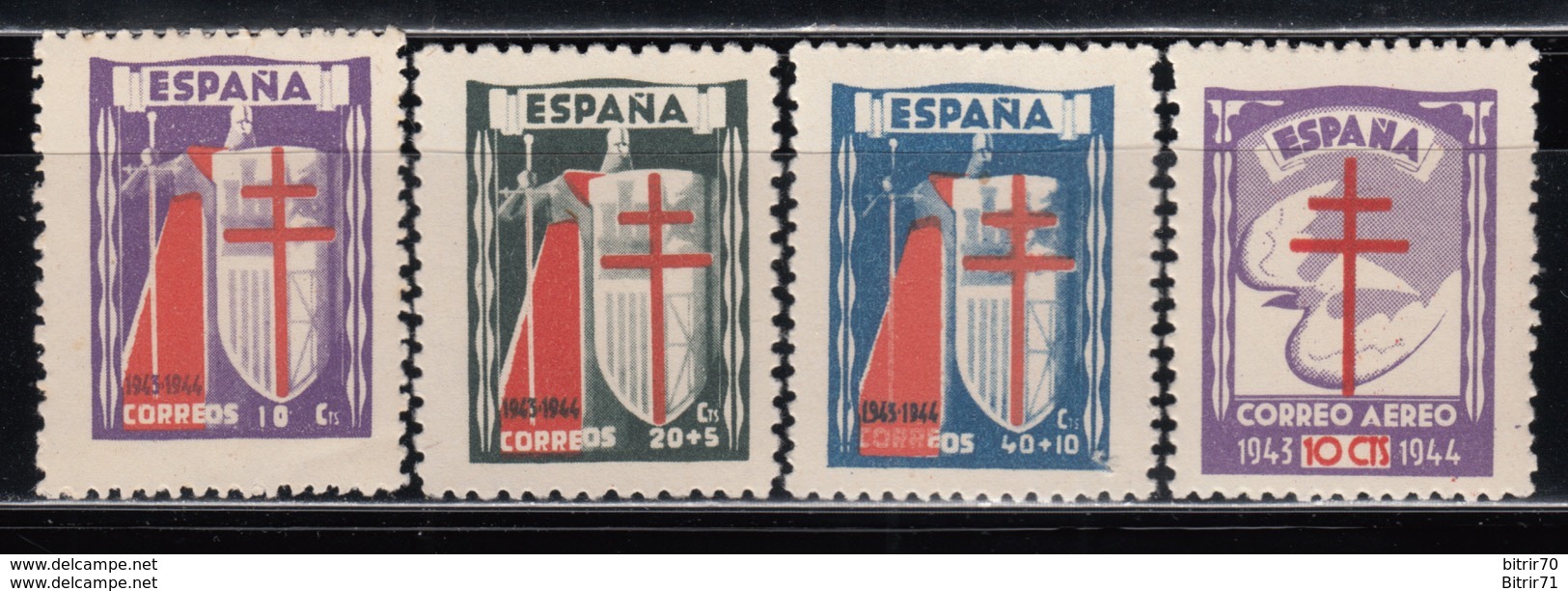 1943   EDIFIL Nº 970 / 973   MNH - Nuevos