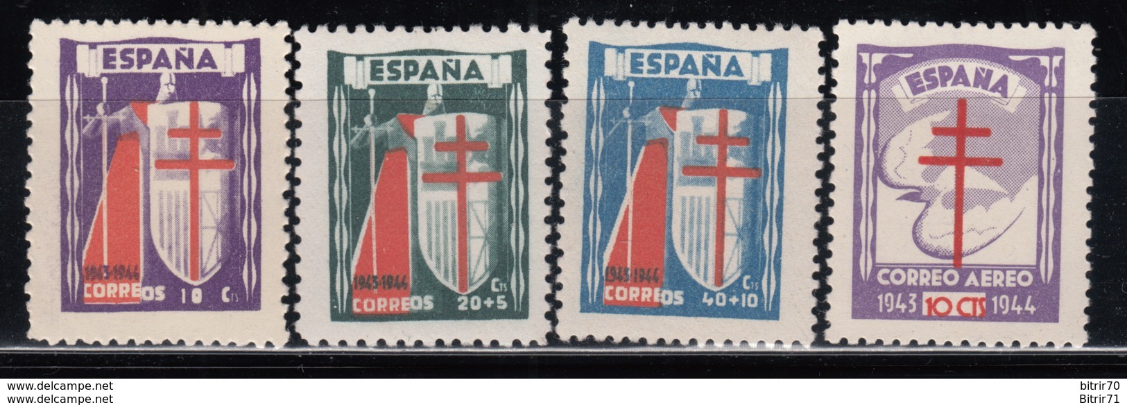 1943   EDIFIL Nº 970 / 973   MNH - Nuevos