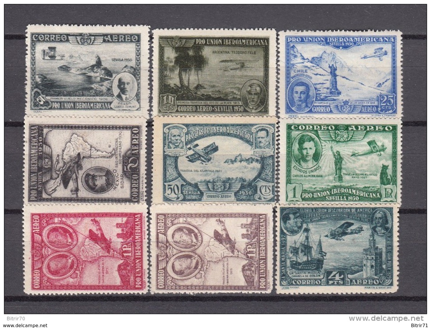 1930   EDIFIL  Nº 583 / 591   / * / - Unused Stamps