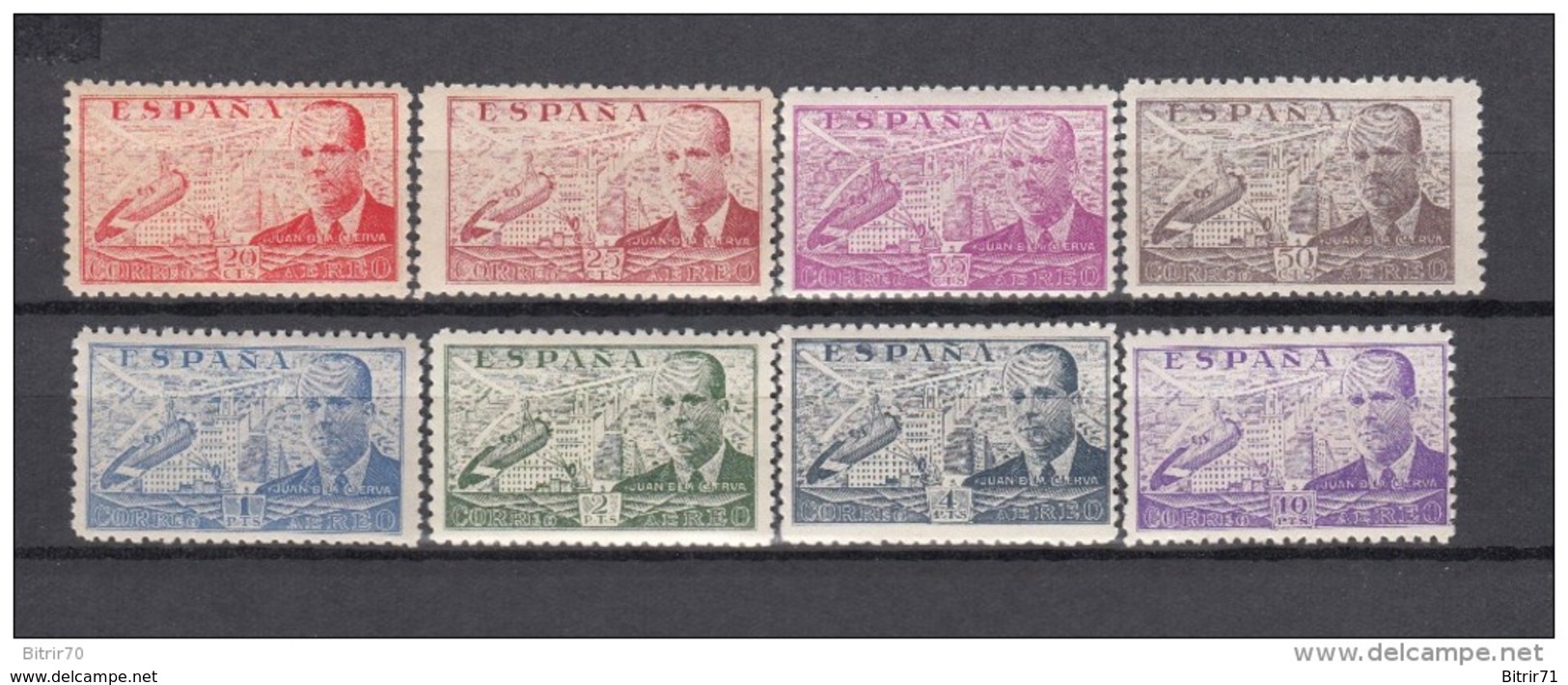 1941 - 1947    EDIFIL  Nº  940 / 947   / ** / - Nuevos