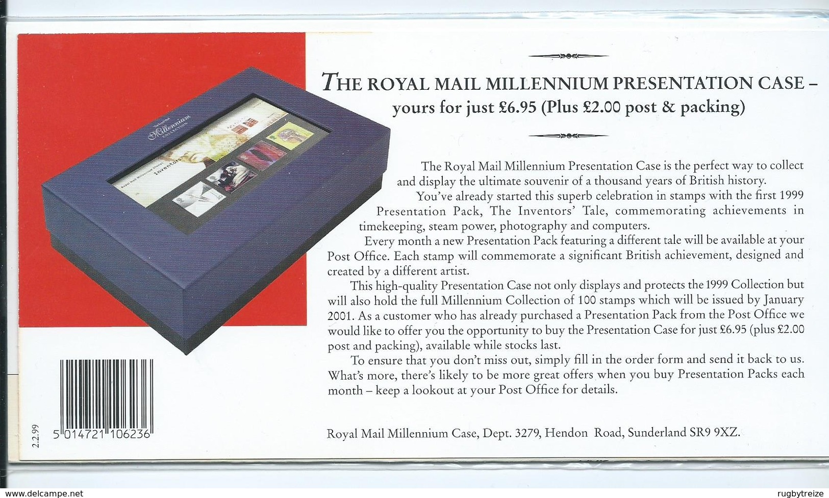 3119 Presentation Pack Feb 1999 Royal Mail Millennium Stamps Jet Travel Hardie Cook Kimowski GB Timbre Royaume Uni - Presentation Packs