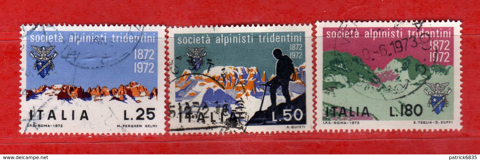 ITALIA - 1972 - Cent Della Società Alpinisti Tridentini - 1971-80: Usati