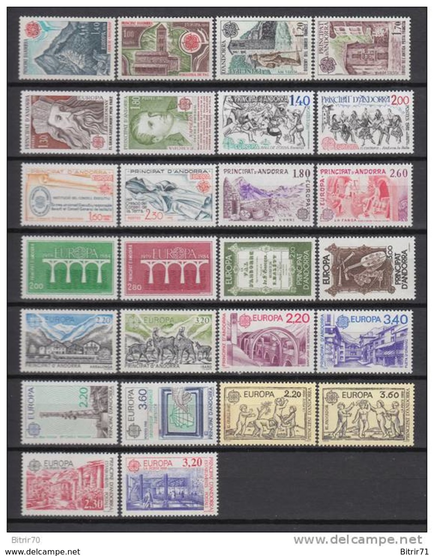 TEMA EUROPA  1978 - 1990    MHN / ** / - Collections