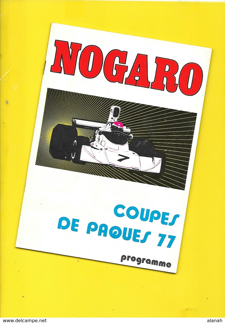 Programme Courses De NOGARO 1977 40 Pages + Couverture Format A5 - Programmes