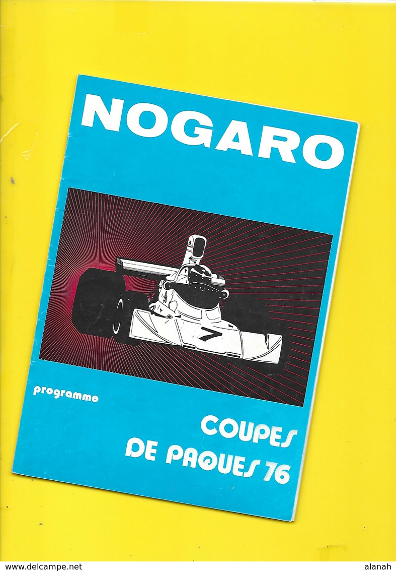 Programme Courses De NOGARO 1976 36 Pages + Couverture Format A5 - Programmes