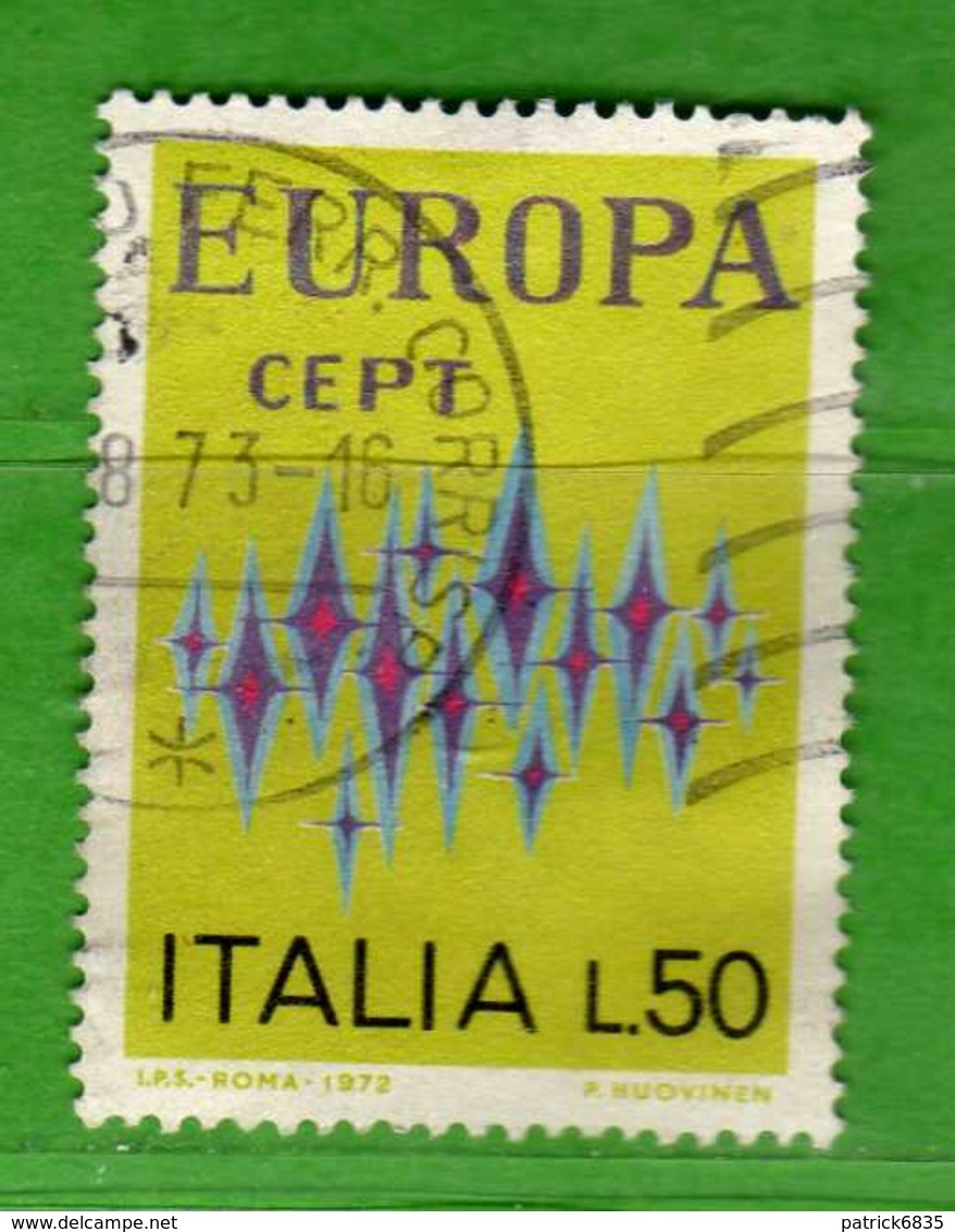 Italia °- 1972 - EUROPA.  Unif. 1175.  Vedi Descrizione. - 1971-80: Afgestempeld