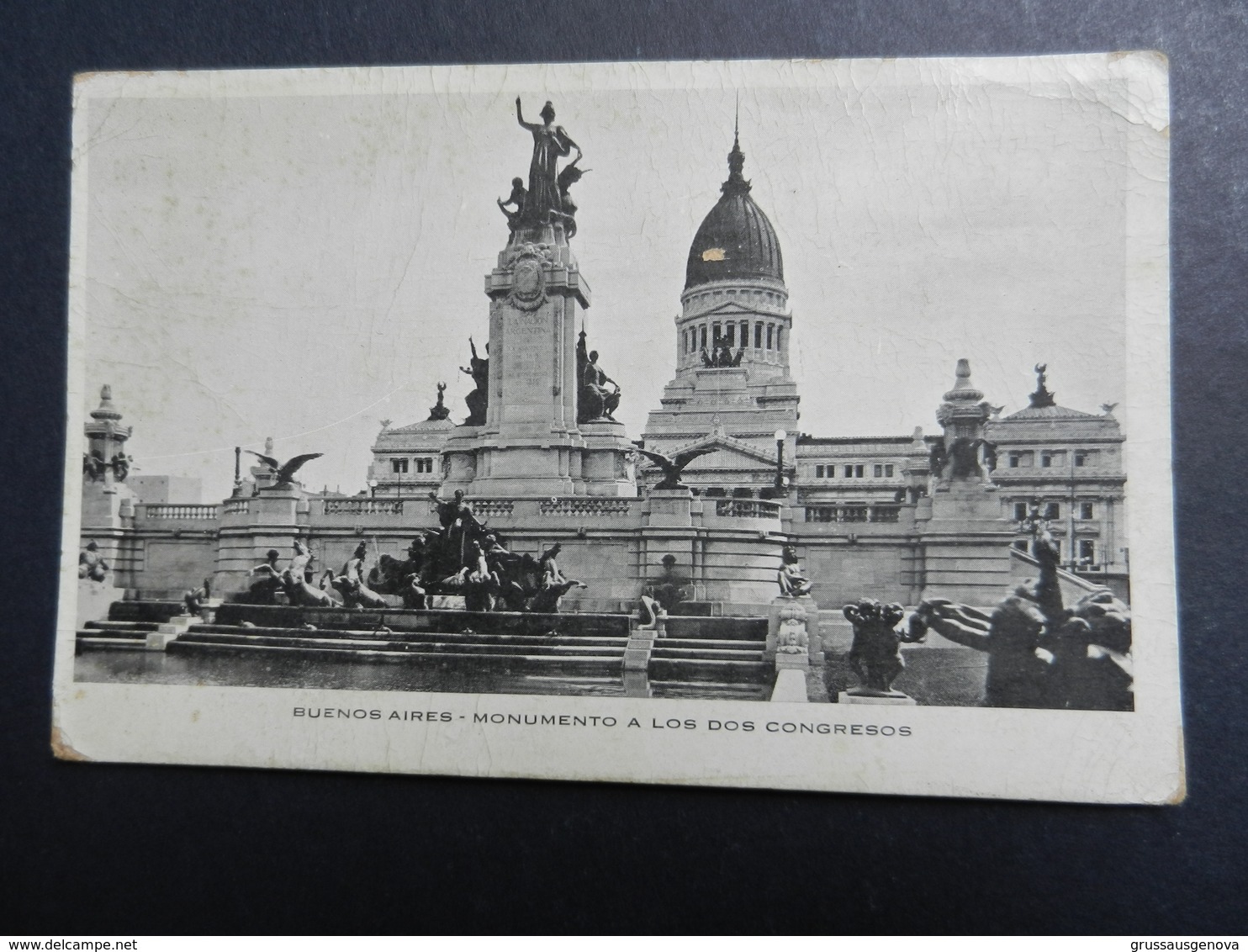 19924) BUENOS AIRES MONUMENTO A LOS DOS CONGRESOS NON VIAGGIATA - Argentine