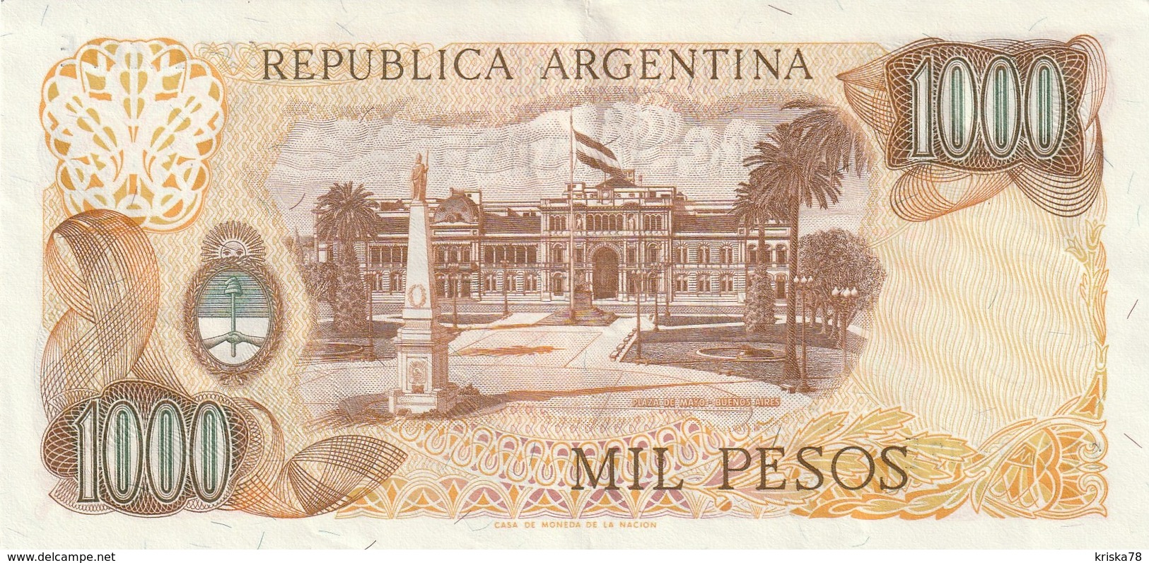 1000 Pesos - Argentine