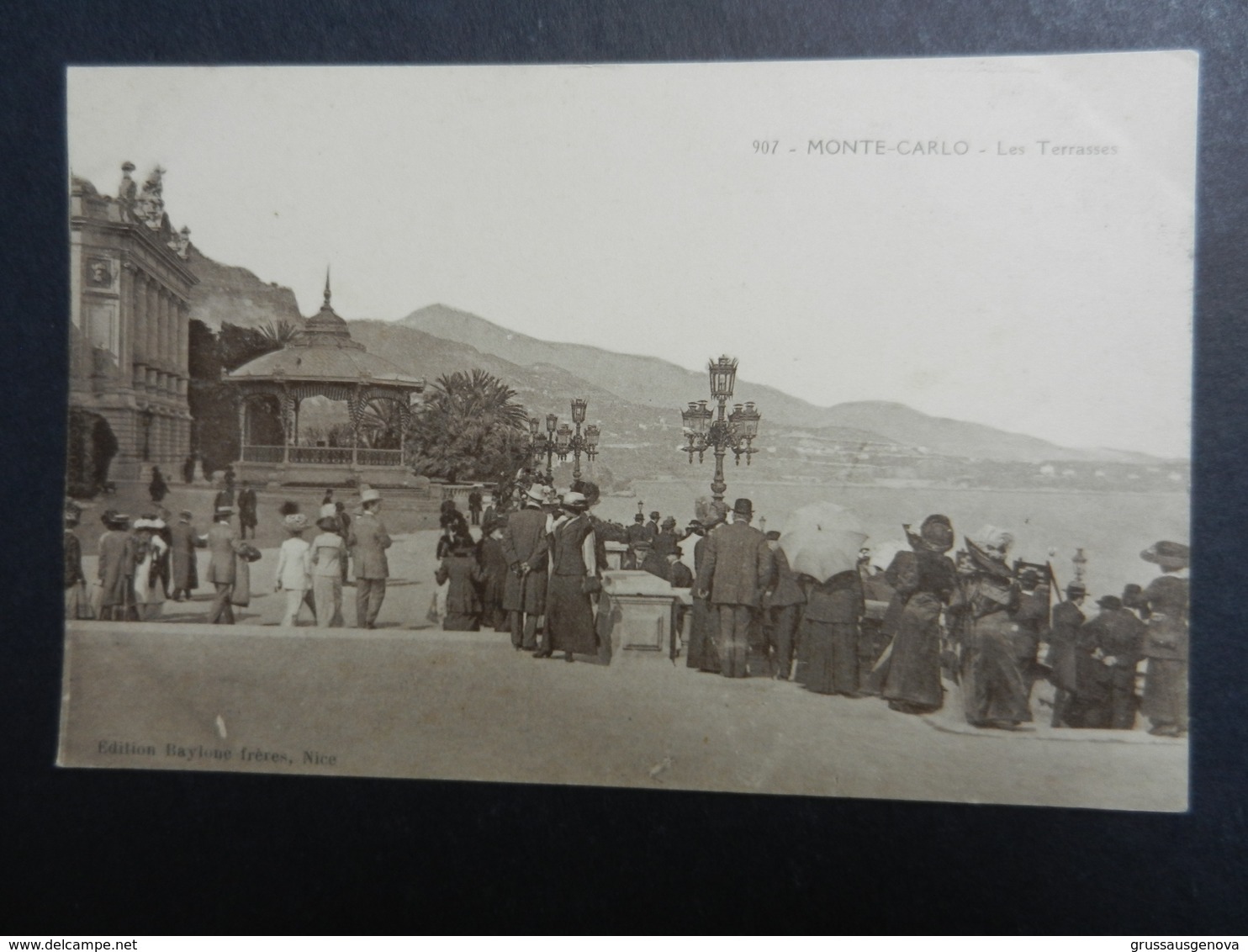 19924) MONTE CARLO LES TERRASSES BAYLONE NON VIAGGIATA 1908 CIRCA - Le Terrazze