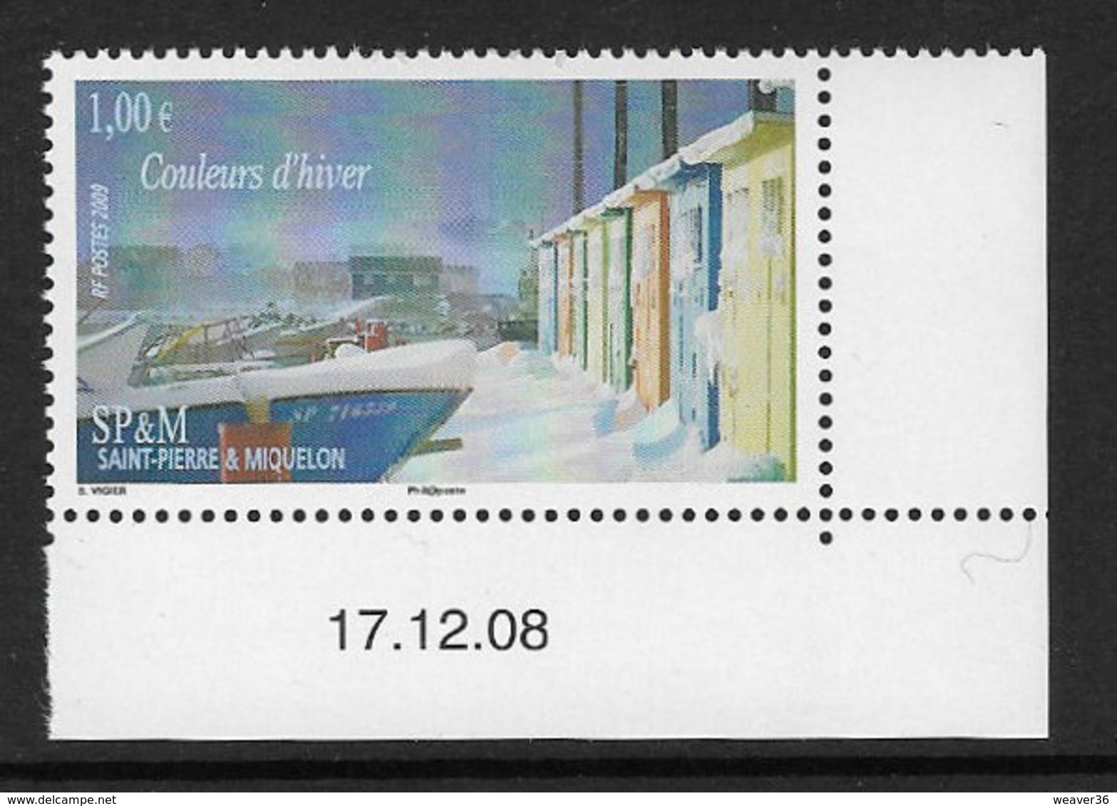 St.-Pierre Et Miquelon 2009 Couleurs D'Hiver 1v Complete Unmounted Mint [4/3809/ND] - Unused Stamps