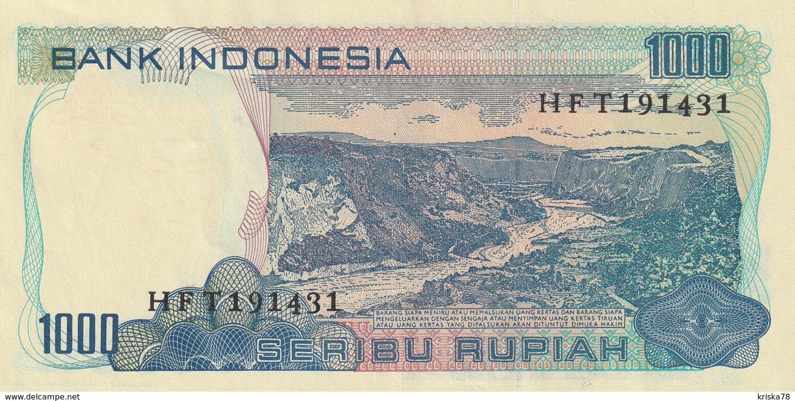 1000 Rupiah - Indonesië