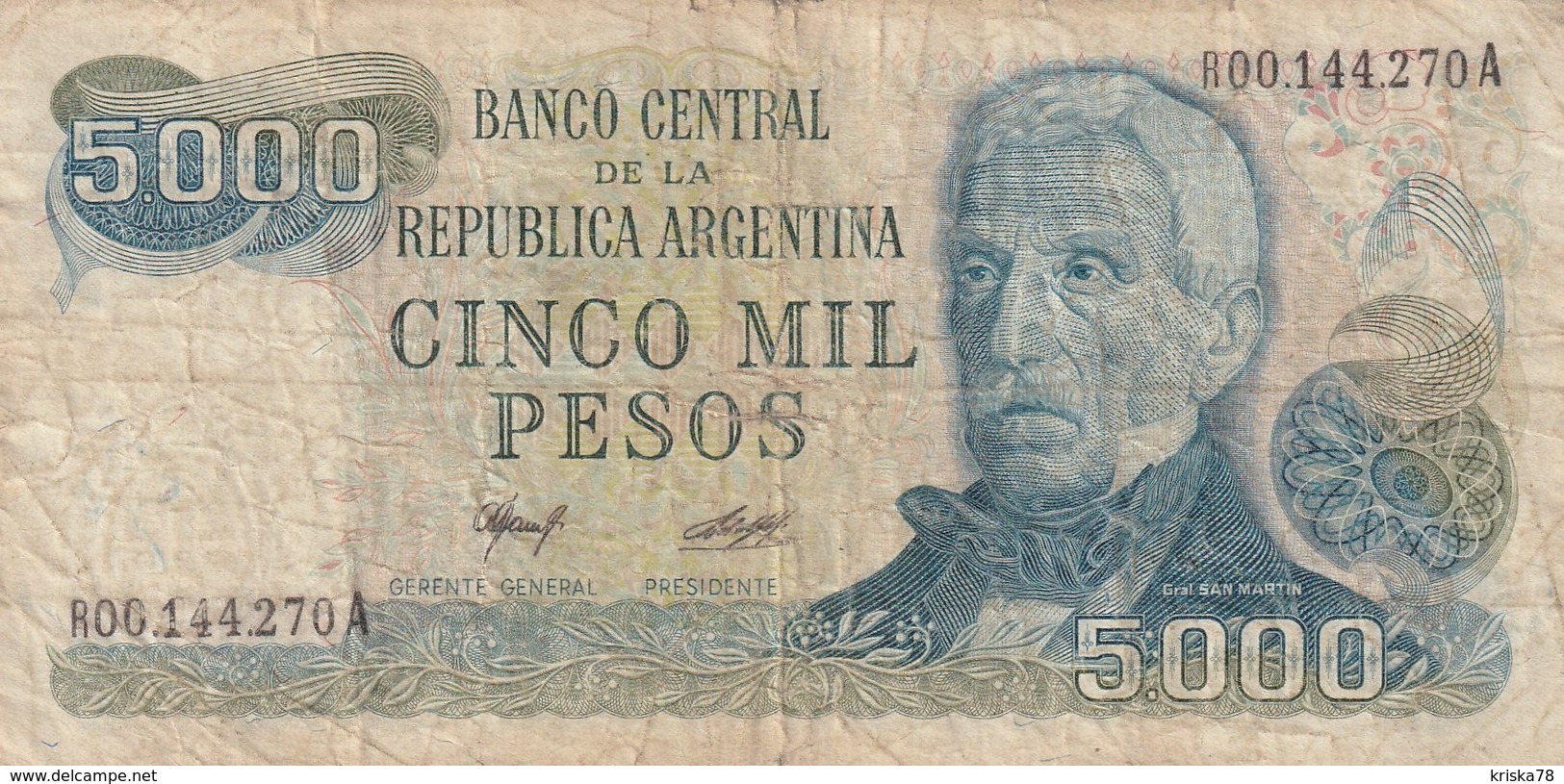 5000 Pesos - Argentine