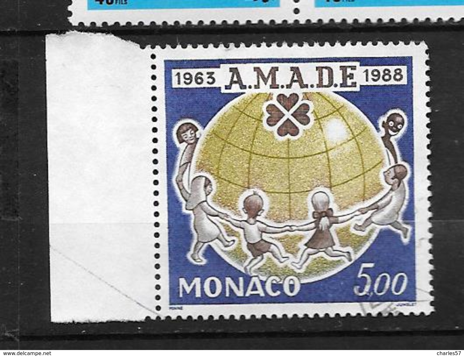 Monaco:n°1625 O, 25 Ann De L'A.M.A.D.E. - Oblitérés