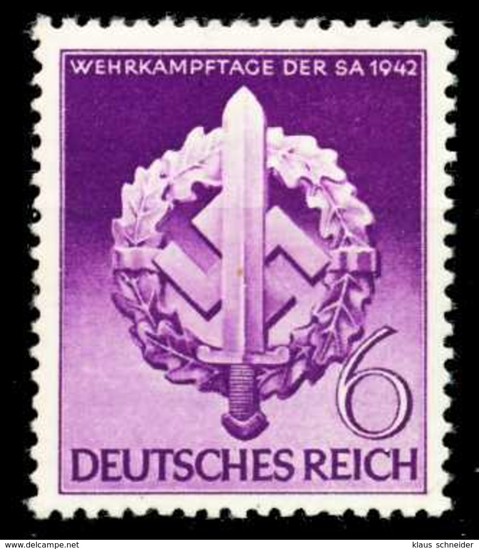 3. REICH 1942 Nr 818 Postfrisch S1DC02E - Neufs