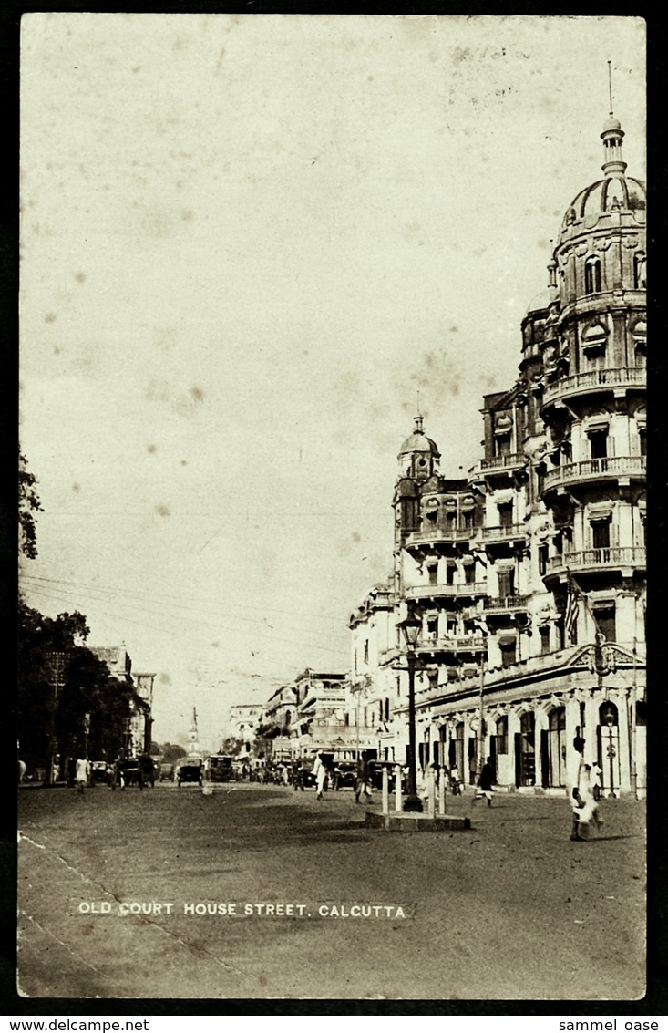 Calcutta  -  Old Court House Street  -  Ansichtskarte Ca. 1925    (10657) - India