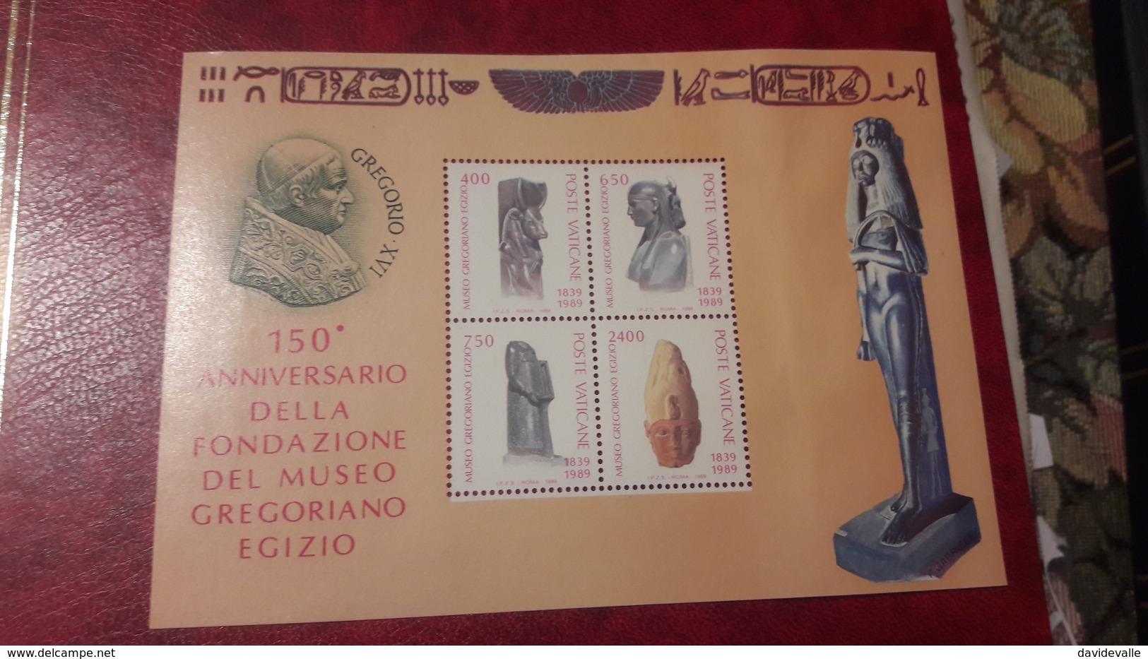 1989 Anniversario Della Fondazione Del Museo Gregoriano Egizio - Nuovi