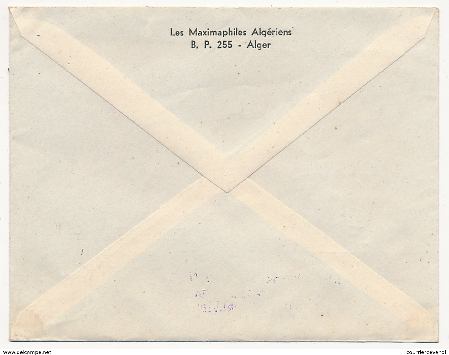 ALGERIE - Enveloppe "1ere Liaison Postale Air France Alger / El Golea / Adrar / Aoulef / Tamanrasset" - 1952 - Luftpost