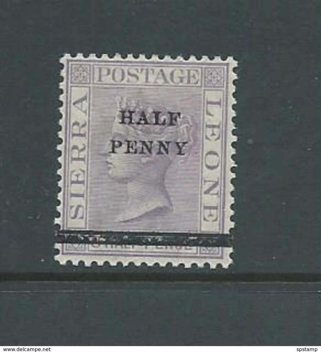 Sierra Leone 1893 QV 1/2d Surcharge MLH - Sierra Leona (...-1960)