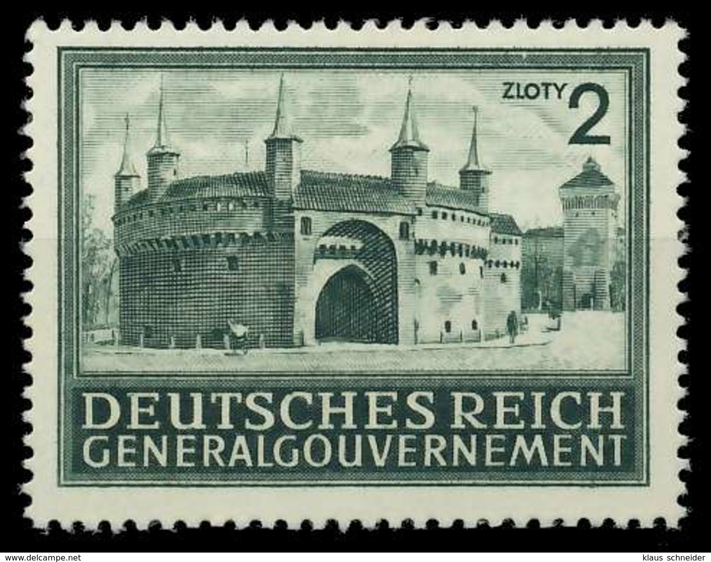 GENERALGOUVERNEMENT 1943 Nr 113 Postfrisch X889F3E - Besetzungen 1938-45