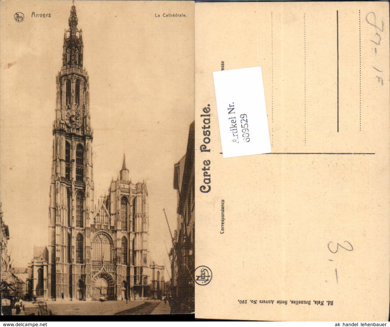 609529,Anvers Antwerpen Flandern Cathedrale - Sonstige & Ohne Zuordnung