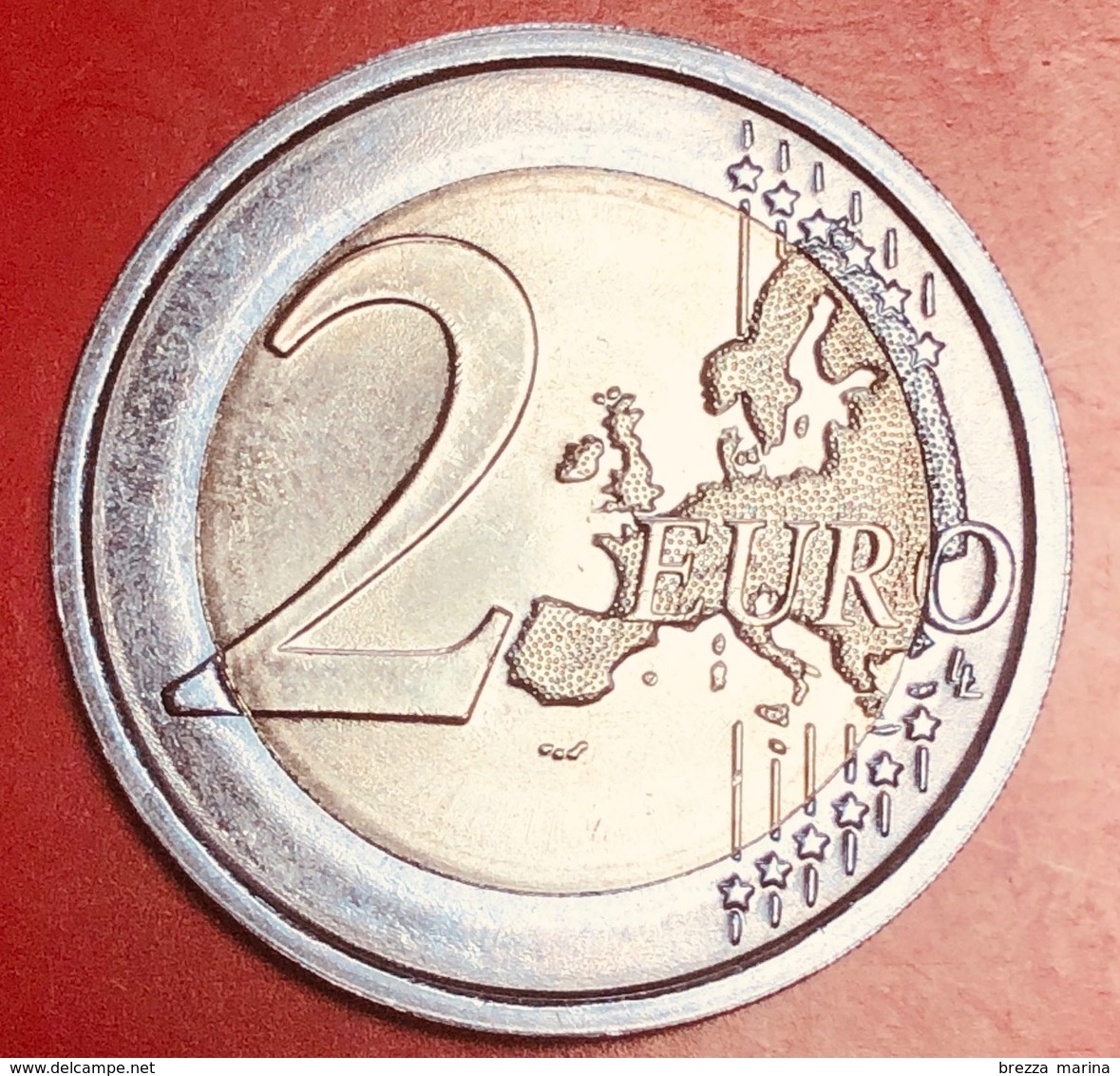 ITALIA - 2015 - Moneta - Dante Alighieri, Dipinto Da Raffaello - Euro - 2.00 - Italia