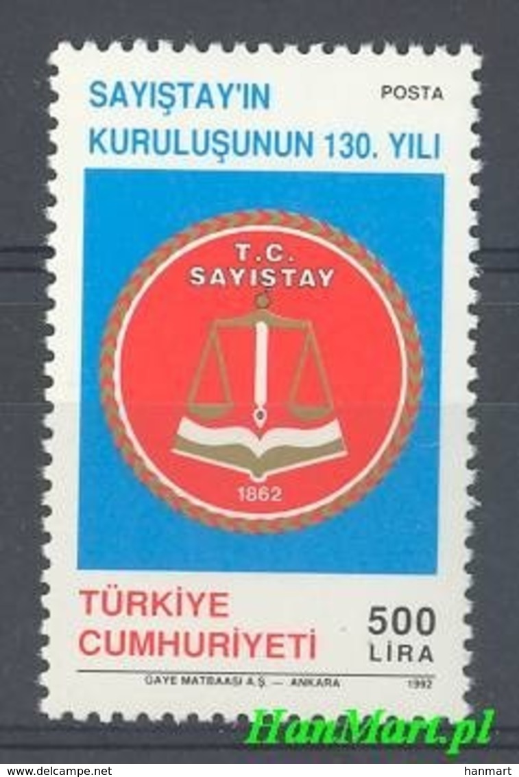 Turkey 1992 Mi 2952 MNH ( ZE2 TRK2952 ) - Briefmarken