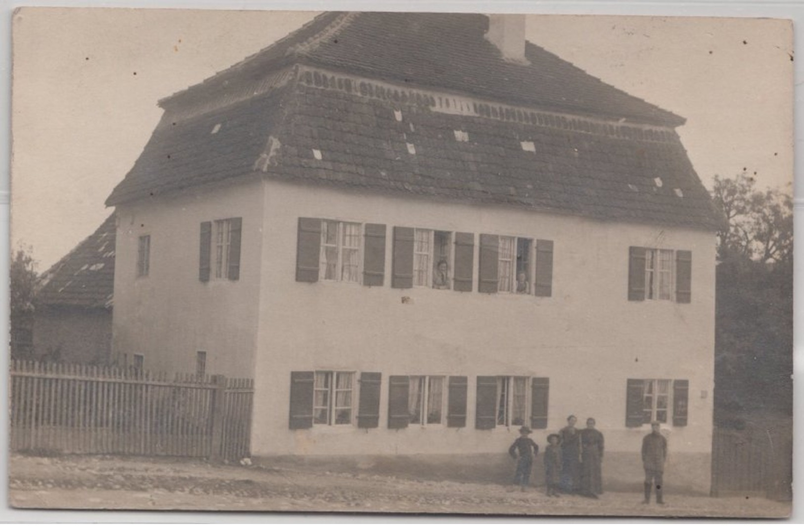 Bayern - Wallerstein 1909, Priv. Fotokarte I.d. SCHWEIZ Nachporto N. Zürich - Autres & Non Classés