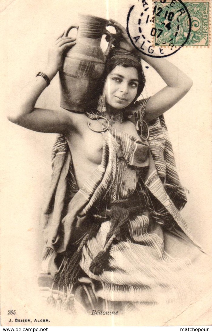 ALGERIE - FEMME SEIN NU - BEDOUINE - Femmes