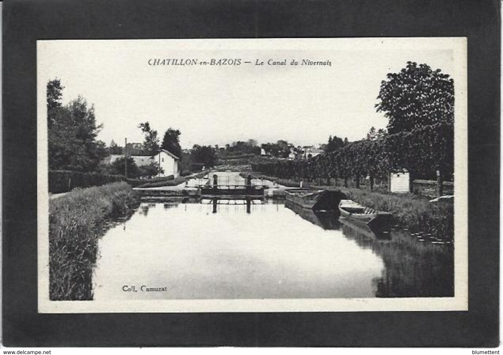 CPA Nièvre 58 Non Circulé Chatillon En Bazois Canal - Chatillon En Bazois