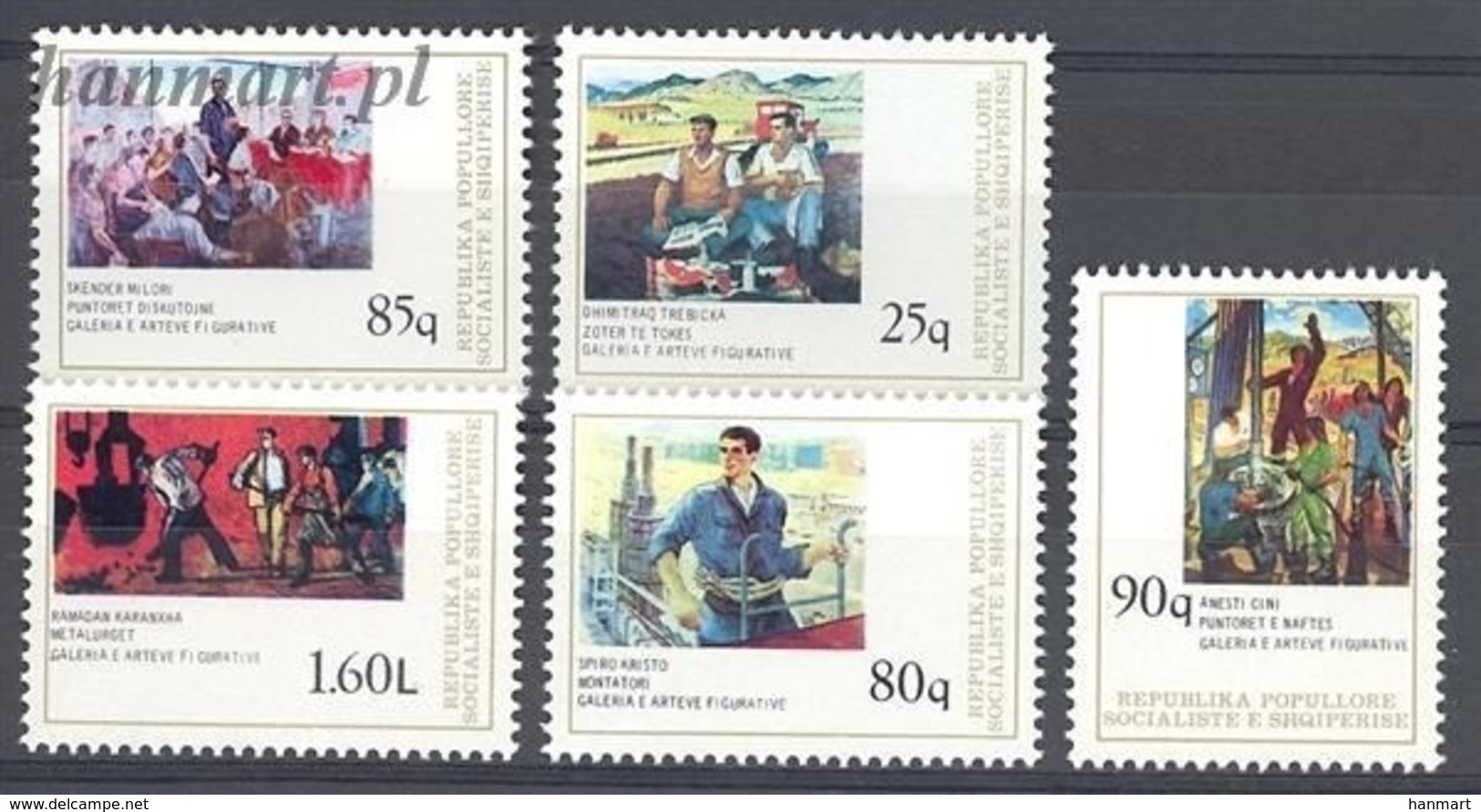 Albania 1978 Mi 1953-1957 MNH ( ZE2 ALB1953-1957 ) - Albania