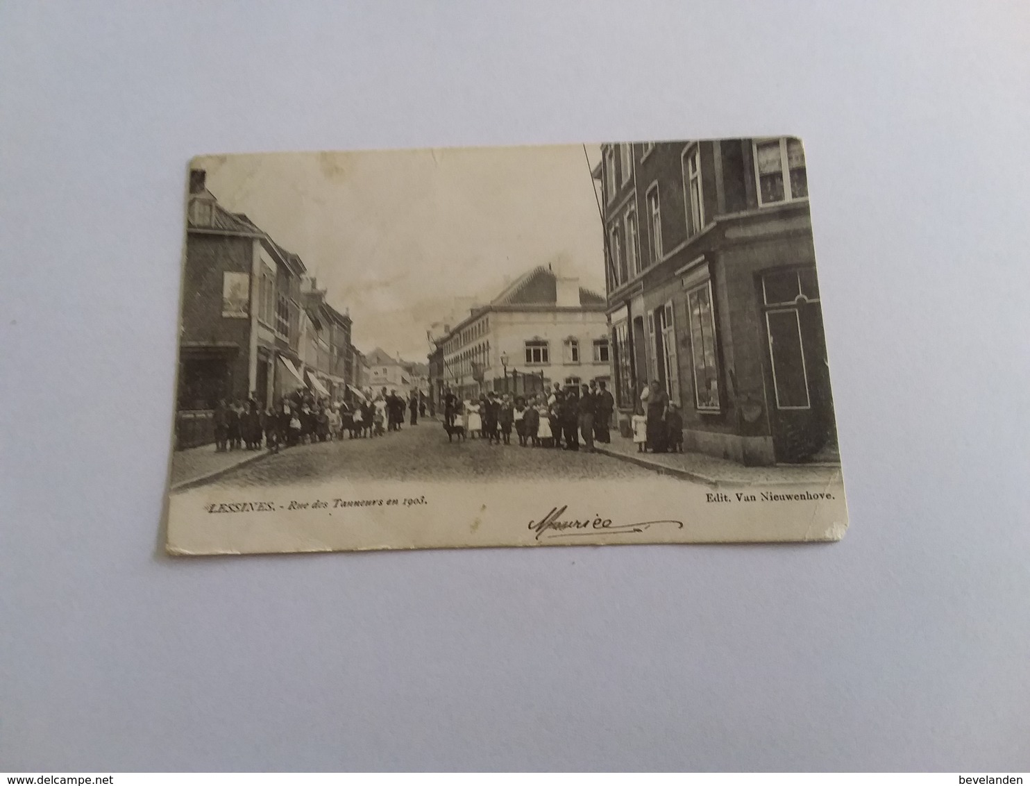 Postkaart Lessines Rue Des Tanneurs Jr 1904 - Andere & Zonder Classificatie