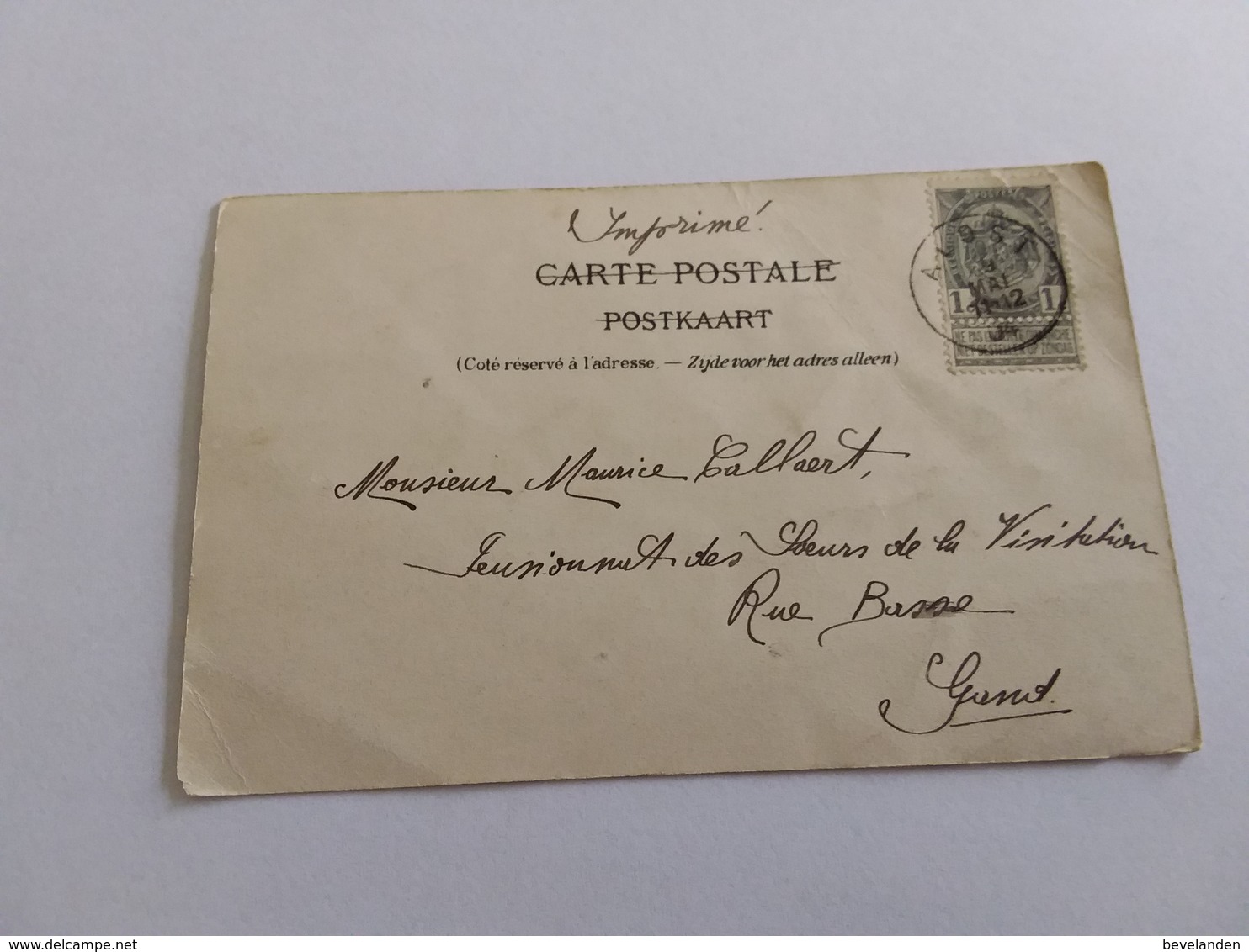 Postkaart Lessines Rue Des Tanneurs Jr 1904 - Andere & Zonder Classificatie