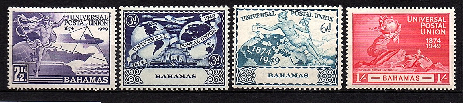 Bahamas 1949 UPU SG # 196-9 MH Set Complete (172) - 1859-1963 Kronenkolonie