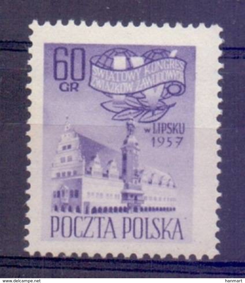 Poland 1957 Mi 1028 MNH ( ZE4 PLD1028 ) - Autres & Non Classés