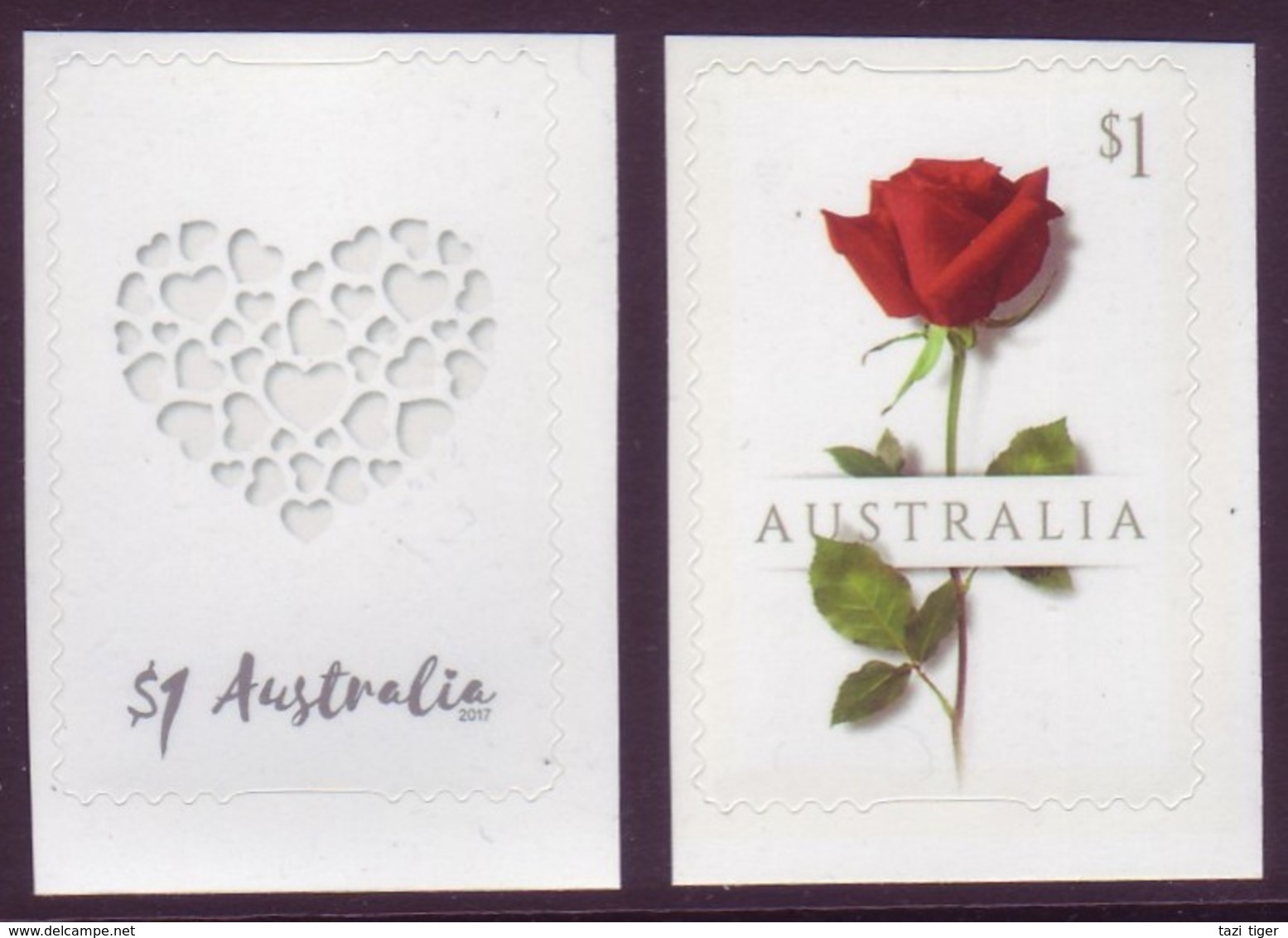 AUSTRALIA • 2017 • Special Occasions - Peel And Stick • MNH (2) - Nuovi