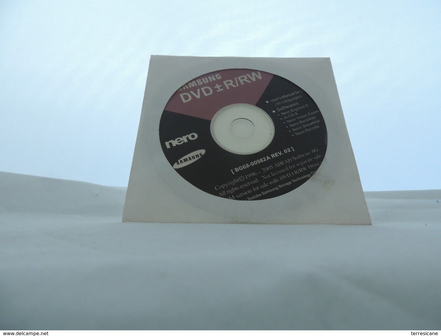 G4   SAMSUNG DVD R RW NERO EXPRESS 6 IN CD 4 USER'S MANUAL SOFTWARE - CD