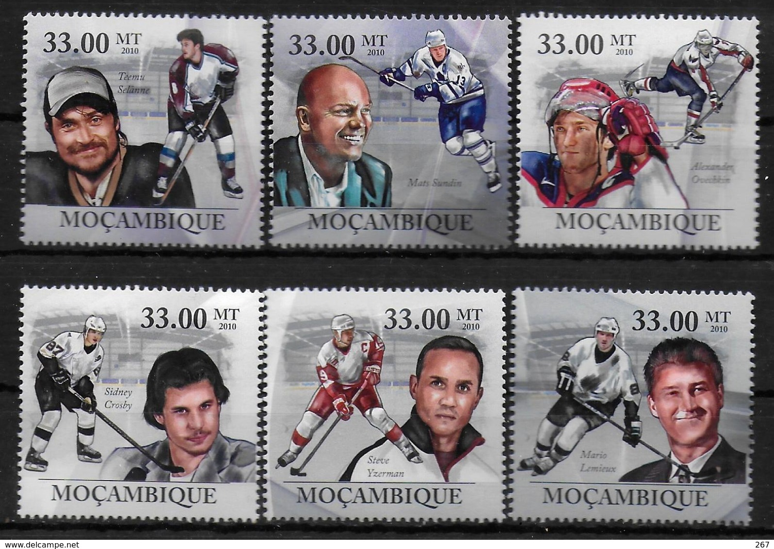 MOZAMBIQUE  N° 3082/87 * * ( Cote 18e ) Hockey Sur Glace - Hockey (sur Glace)