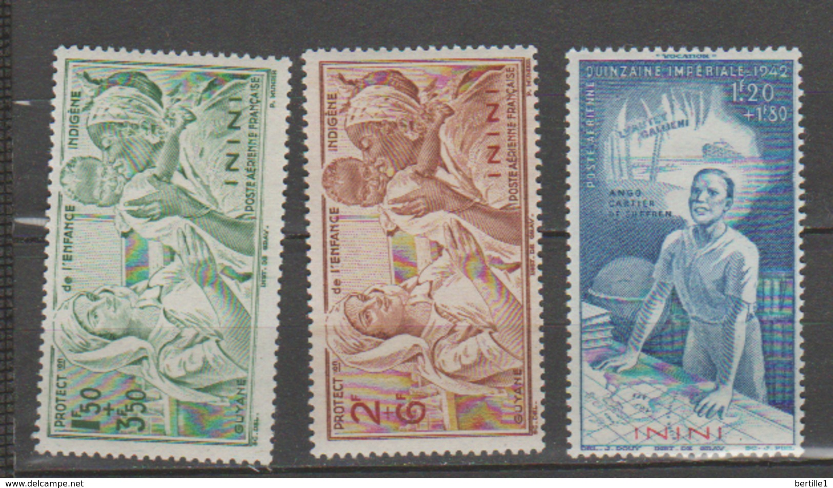 ININI         N°  YVERT  :   PA 1/3       NEUF AVEC  CHARNIERES      ( Ch 2/13  ) - Unused Stamps