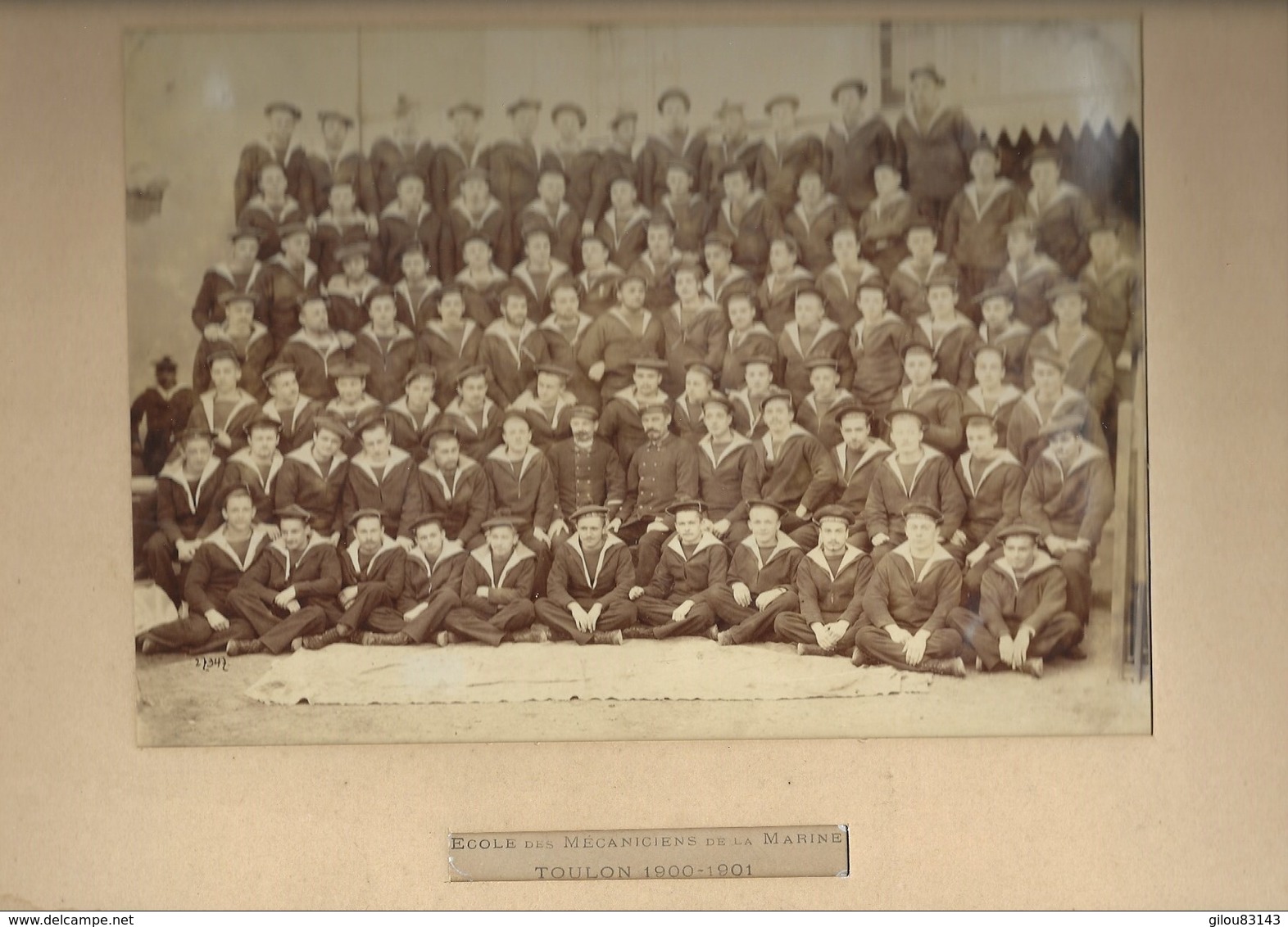 Toulon, Ecole Mecaniciens De La Marine, 1900 /1901       (bon Etat) - Anciennes (Av. 1900)